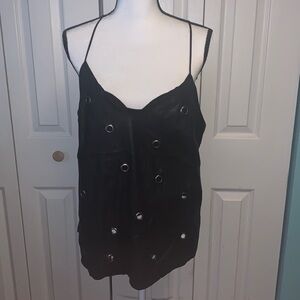 Pleather halter top